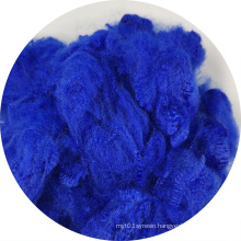 3D/64mm blue polypropylene staple fiber